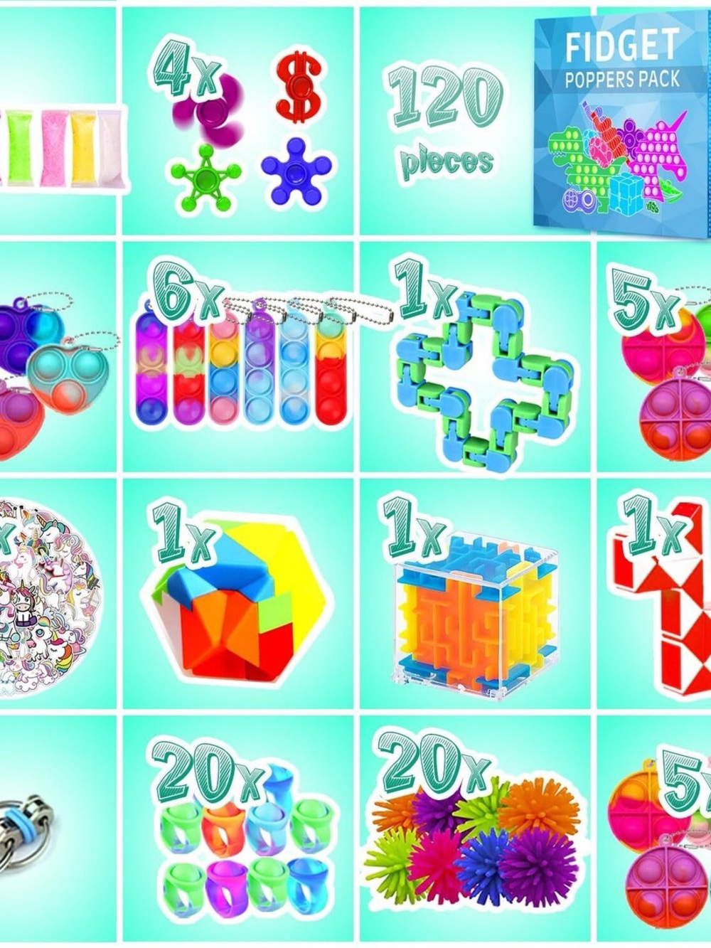 Fidget Poppers Pack - Picture 6 of 8